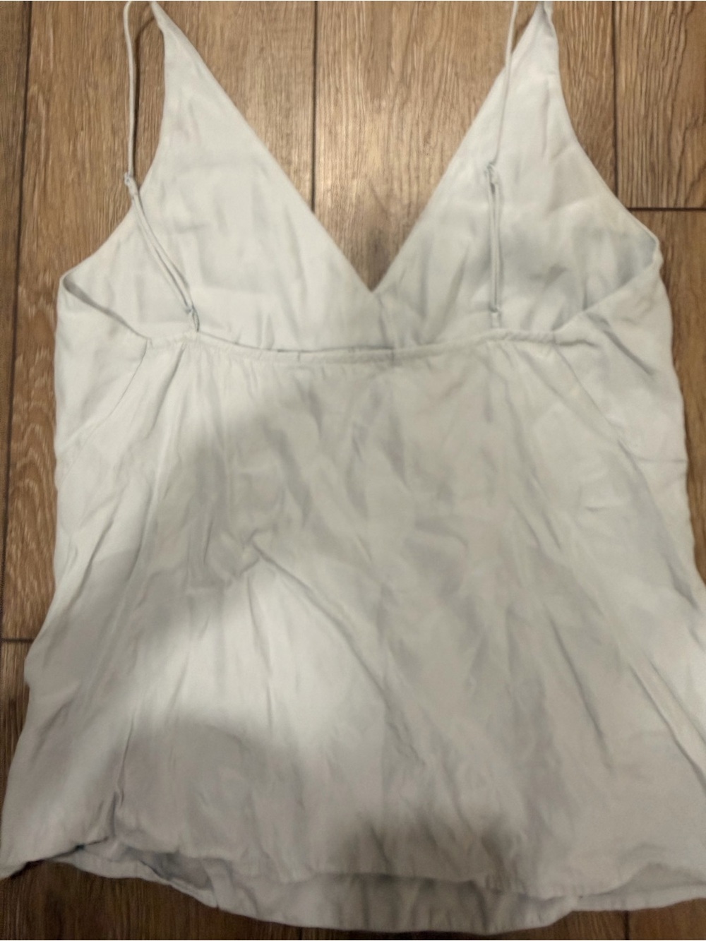 J Brand Light Gray Silk Cami Top 0459 - Picture 2 of 5
